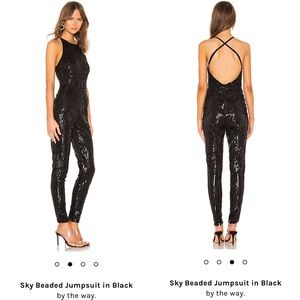 OWO-Sky Beaded Jumpsuit-Black-By The Way-Large